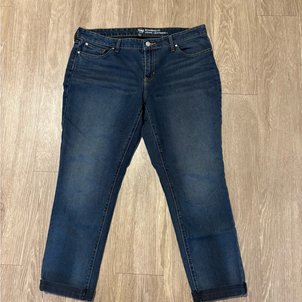 GAP Dark Indigo Women's Cropped Jeans